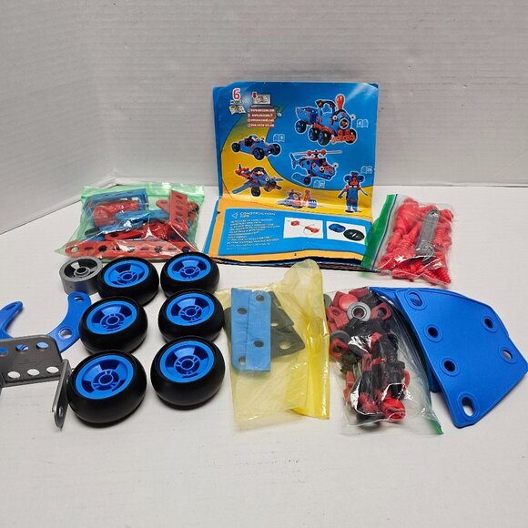 Meccano Multi Models 8180 Build & Play Train Robot Car Helicopter Airplane 5-8 - Picture 1 of 16